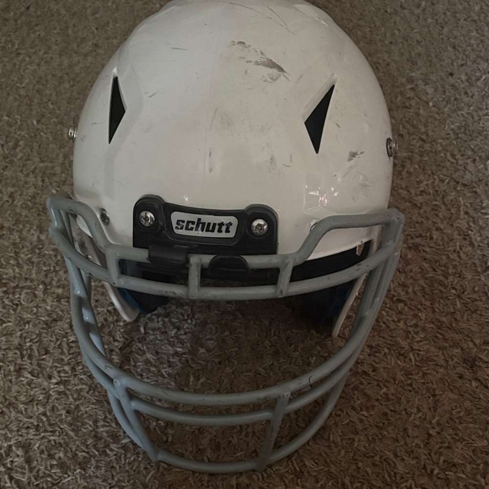 Schutt White Kids Football Helmet